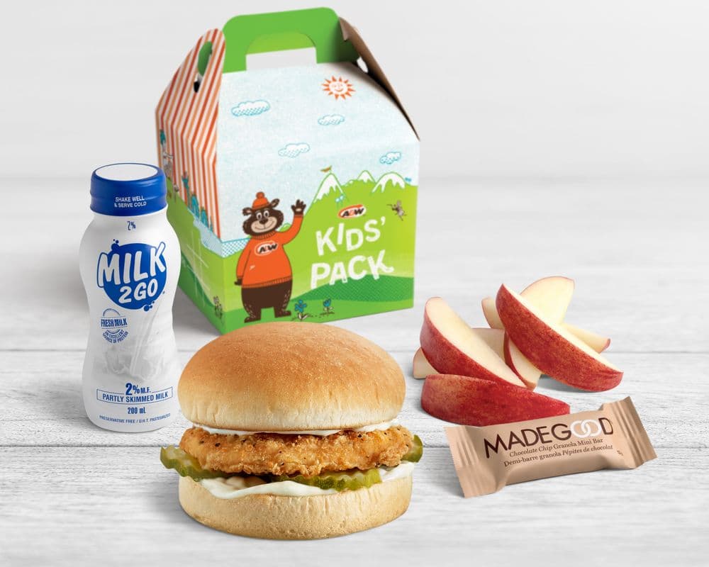 Buddy Burger au poulet pour enfants / Chicken Buddy Burger Kids’ Pack