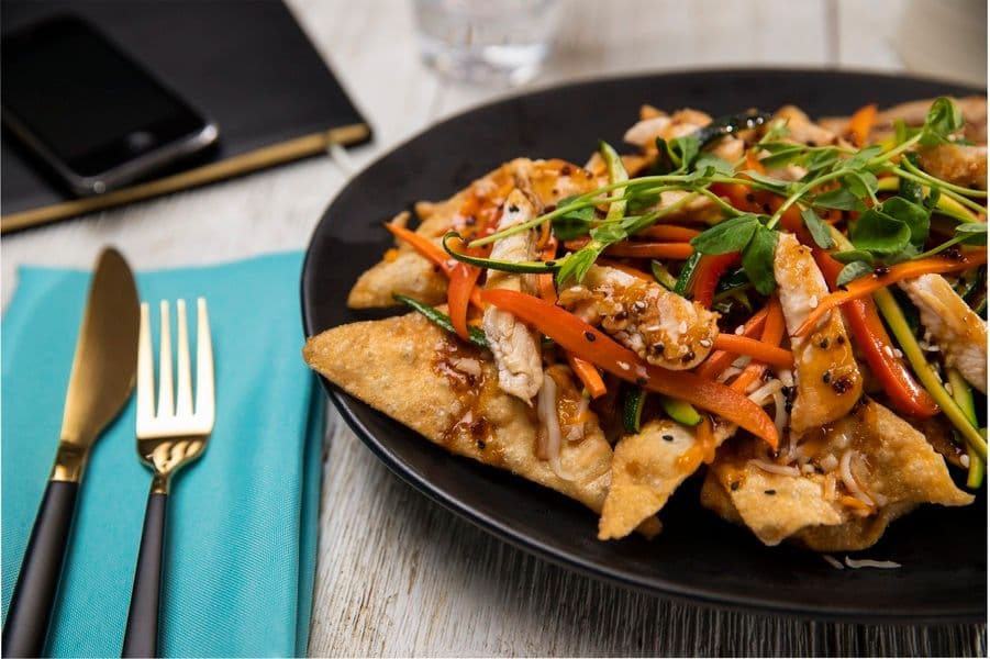 Wonton Nachos