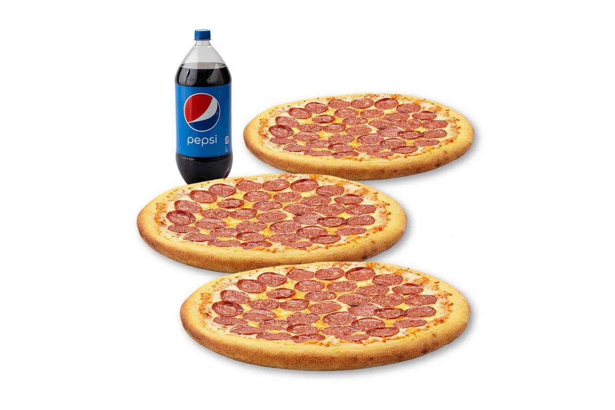 Spécial 3 Pizzas X-Larges - Pepperoni / X-Large 3 Pizza Special - Pepperoni