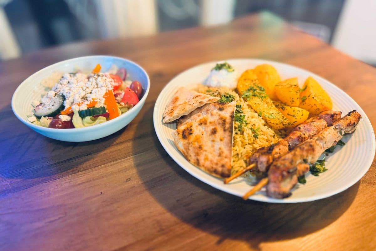 Pork Souvlaki Dinner