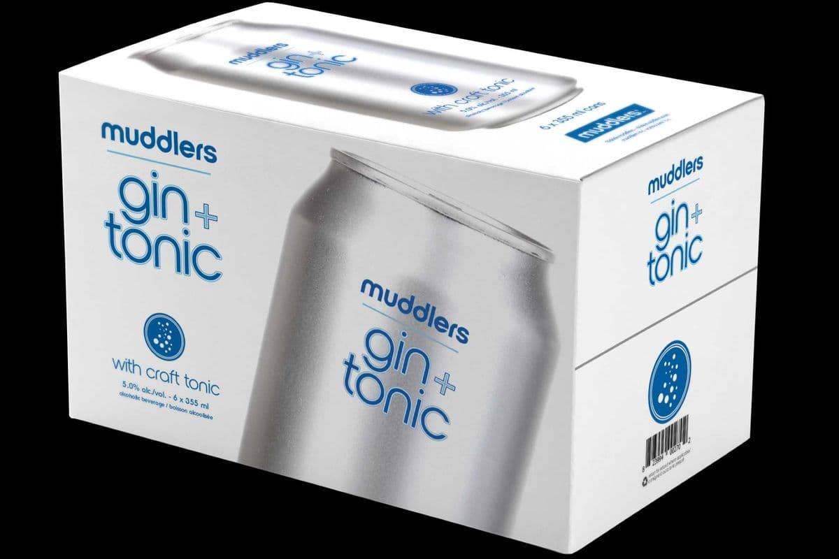 Muddlers Gin and Tonic (6 Pack) (6 x 355ml Cans)