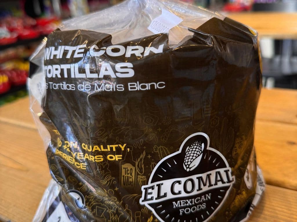 White Corn Tortillas El Comal 1.5kg/90pcs