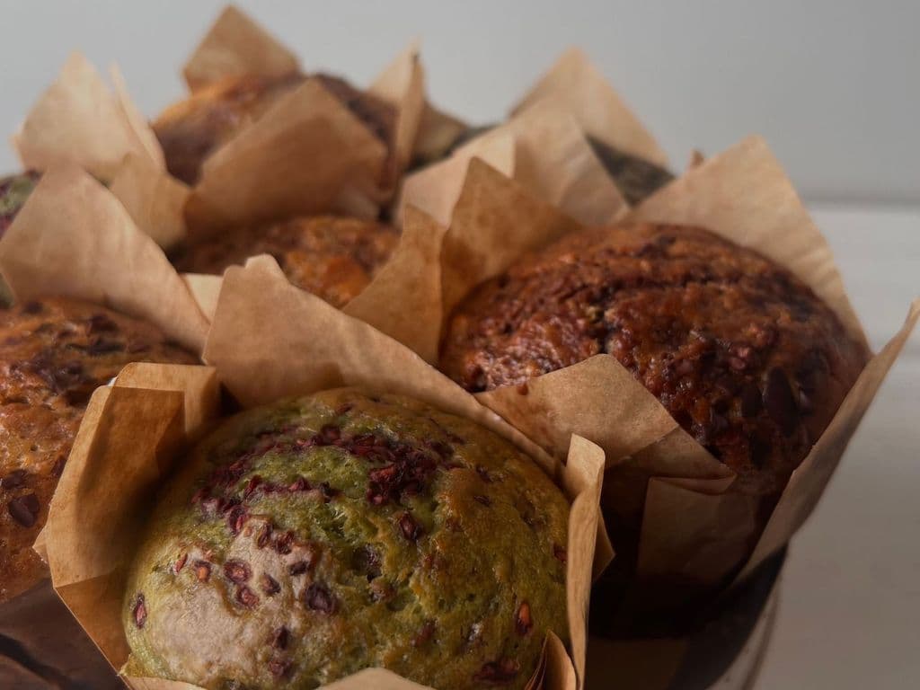 Muffin matcha et framboise / Raspberry-Matcha Muffin