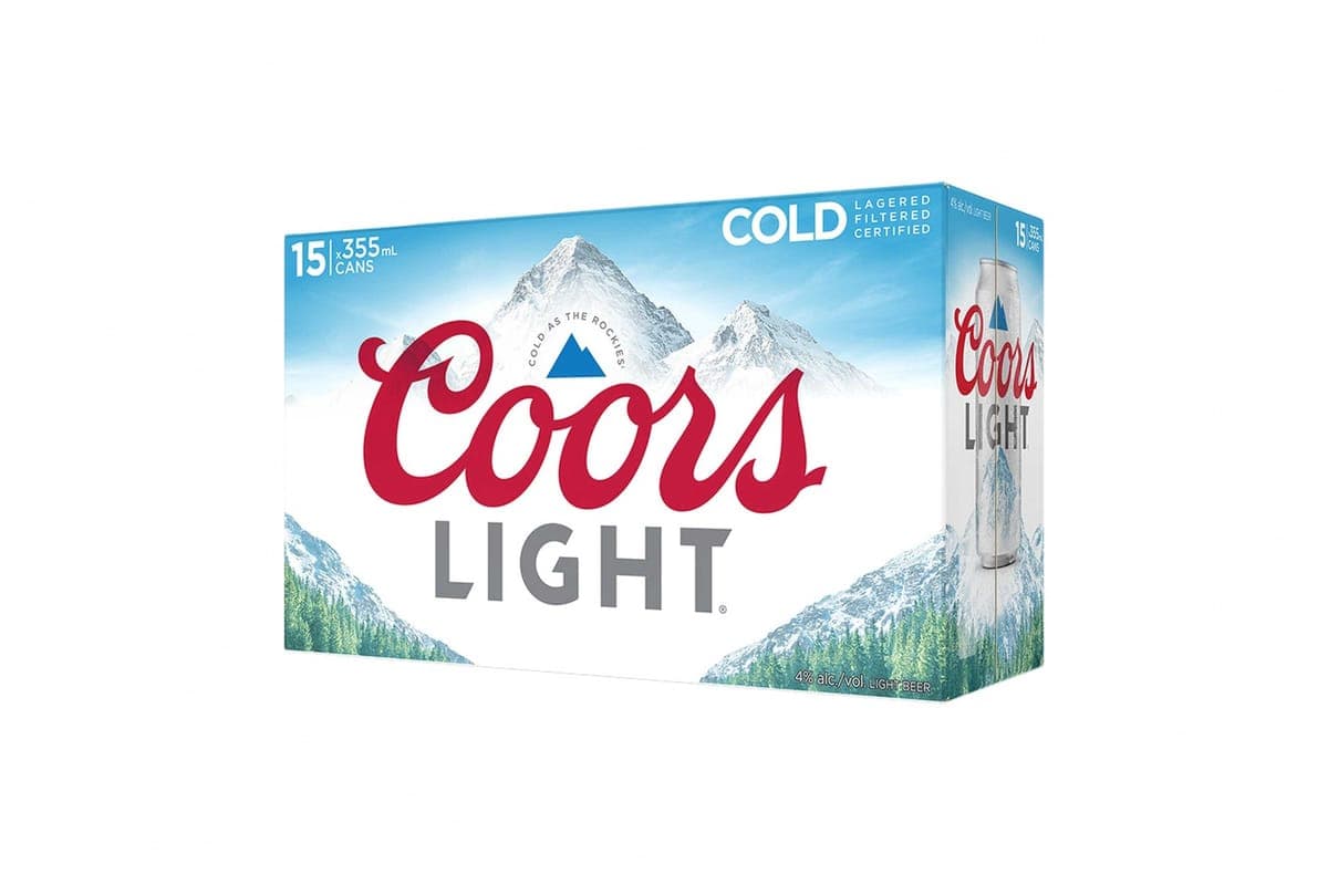 Coors Light (15 Cans) (15 x 355 ml)
