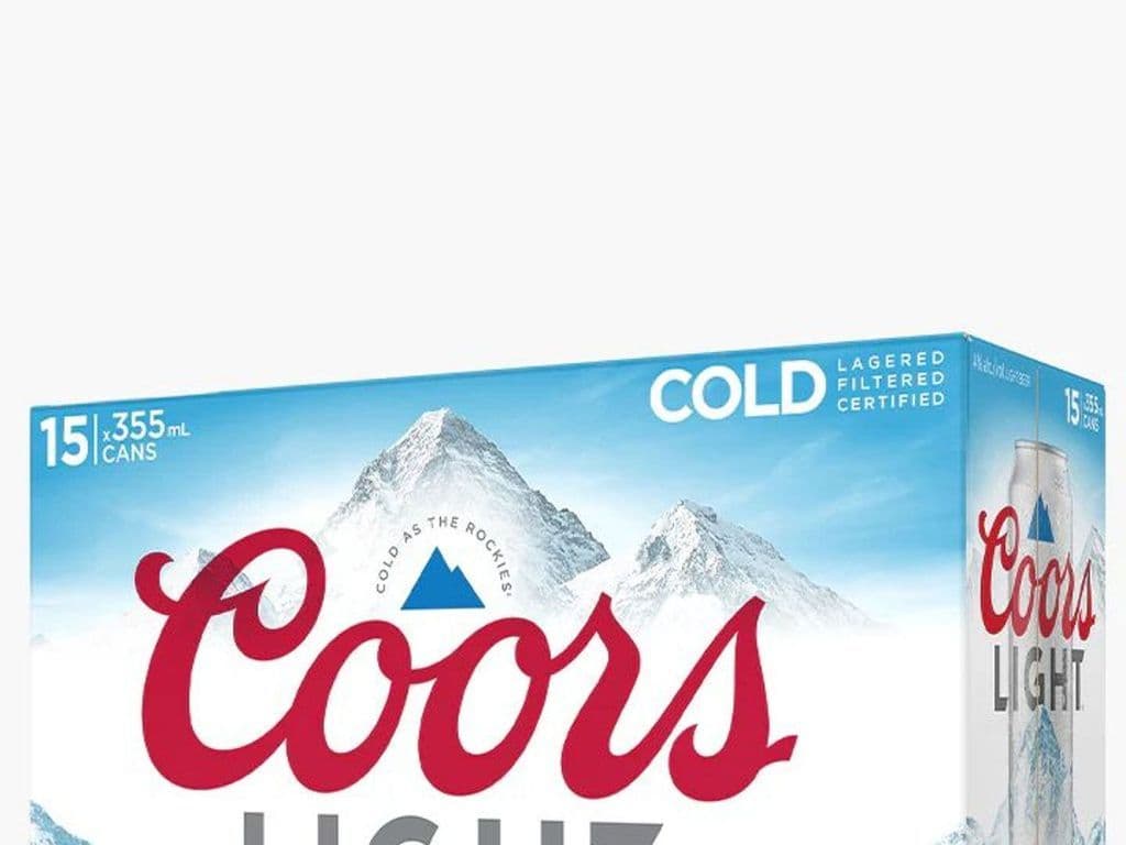 Coors Light Lager Cans (355 ml x 15 ct)