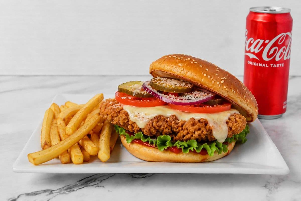 3. Parmesan Chicken Burger Combo