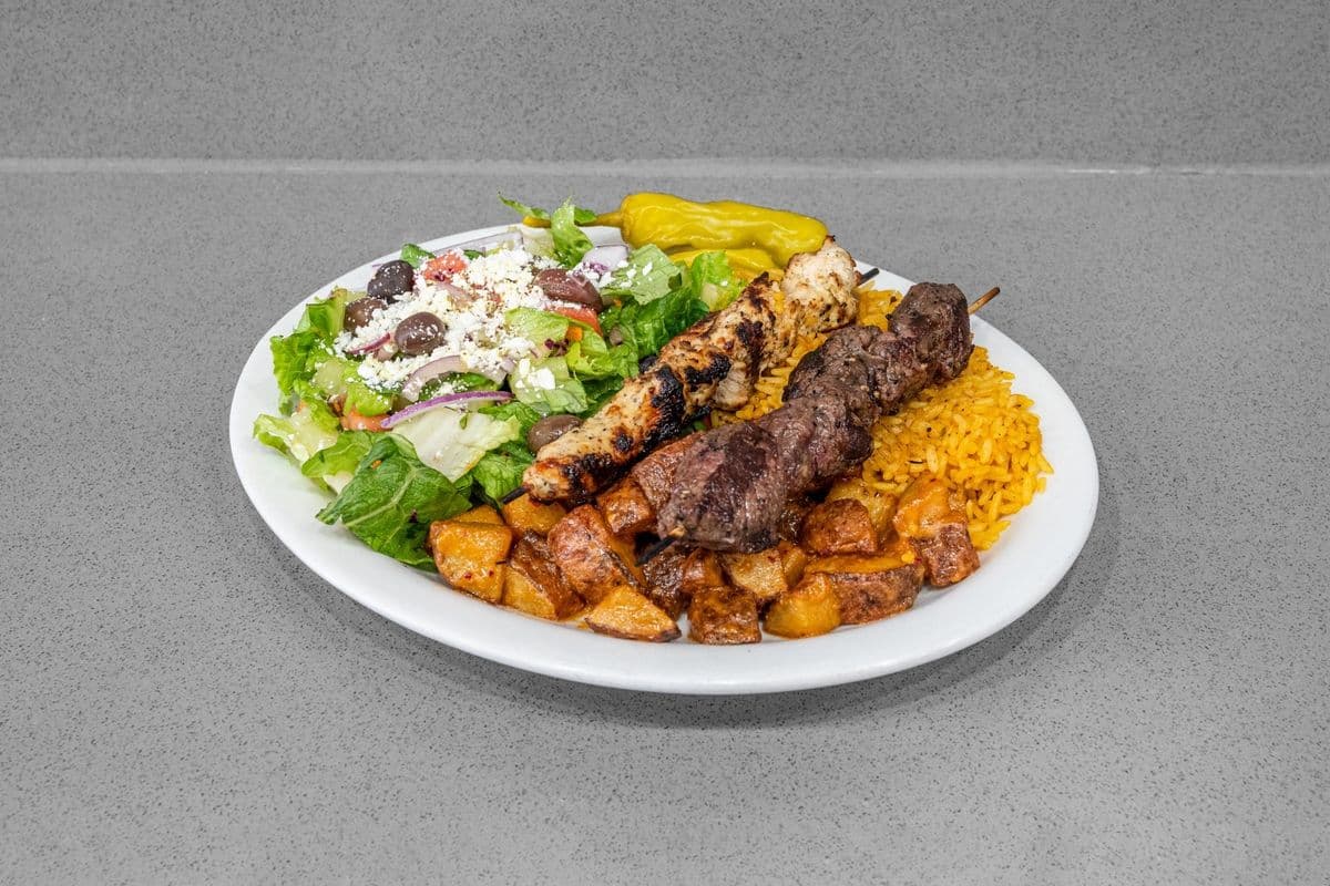Chicken and Filet Mignon Combo (2 Skewers)
