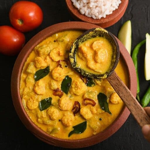 Lunch - Coconut Prawns (Thali/Combo)