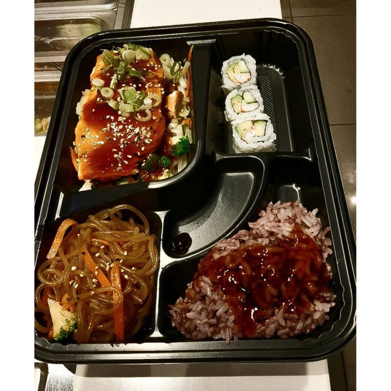 1. Salmon Teriyaki Box