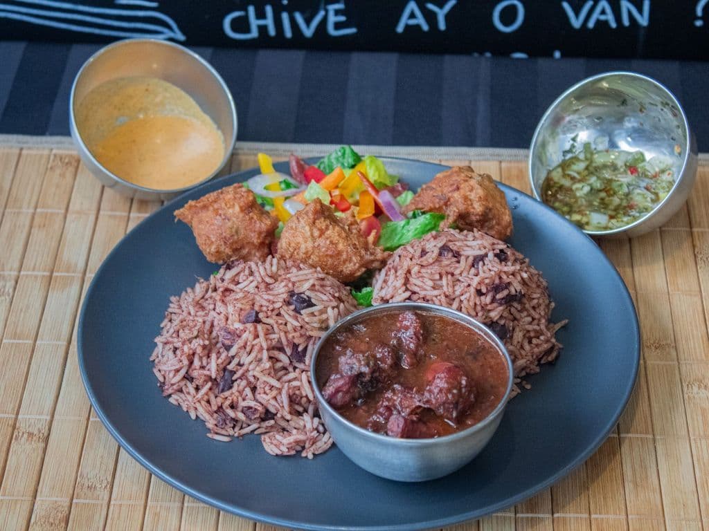 Chatrou, Riz, haricots rouges