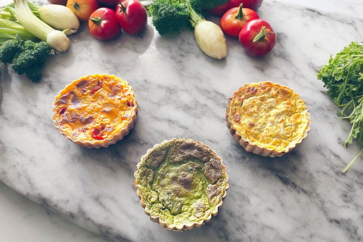 Spinach Quiche (4”)