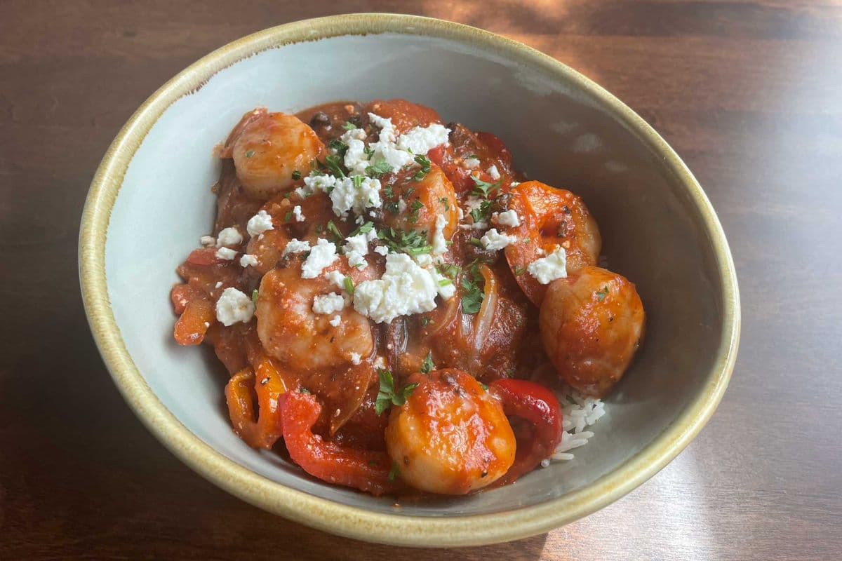 Santorini Chicken Or Shrimp And Scallops