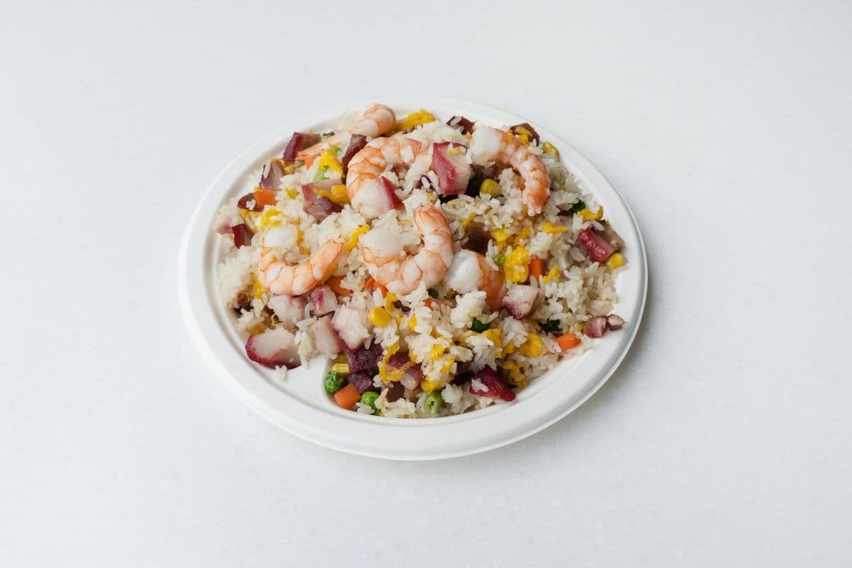 BBQ Pork and Shrimp Fried Rice