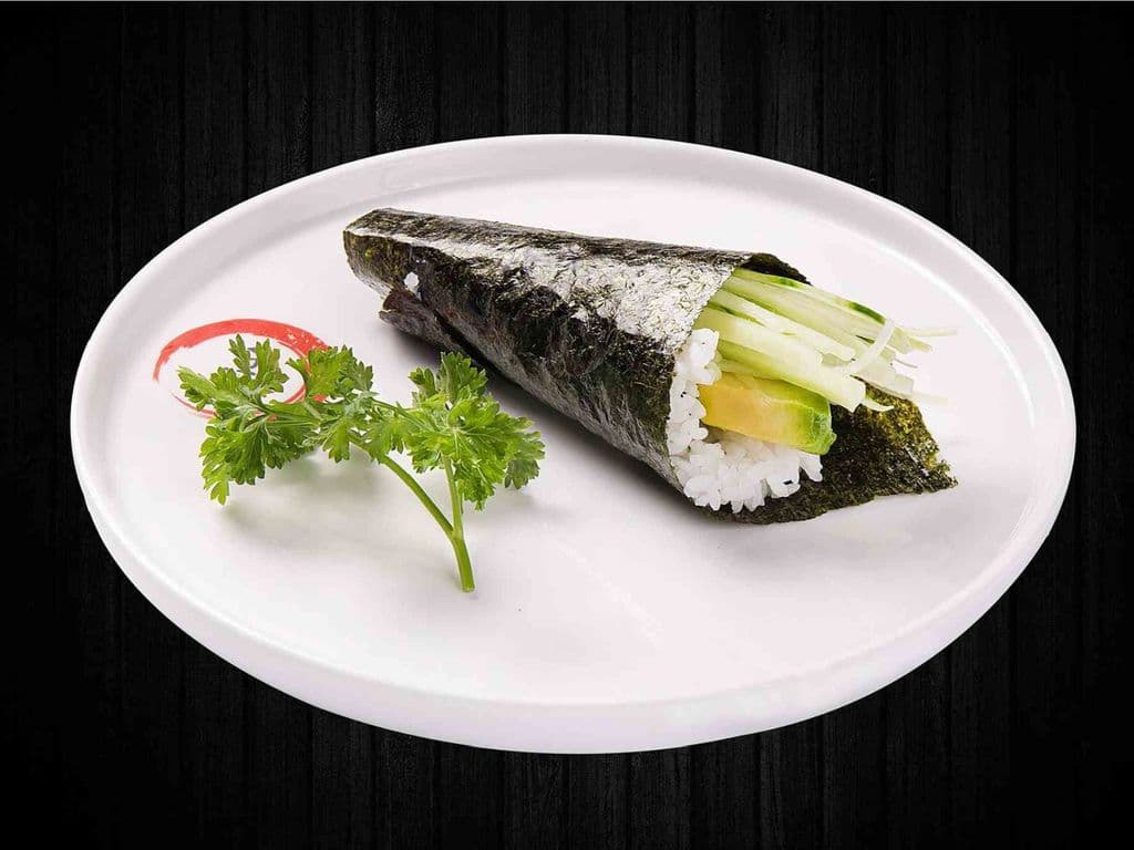 Avocado Cucumber Hand Roll