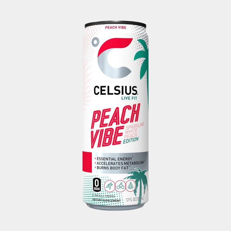 Celsius Sparkling Peach Vibe Energy Drink