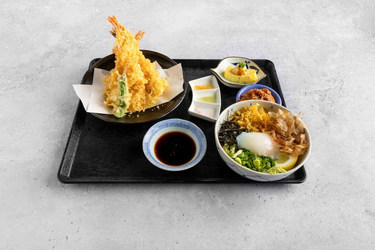 Ebi Tempura Bukake Set