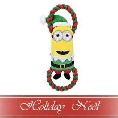 Multipet® HOLIDAY Minions® Kevin the Elf Tug Toy 10.5" Dog Toy
