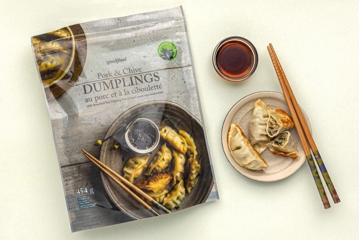 Goodfood Pork & Chive Dumplings with Seasoned Soy Dipping Sauce