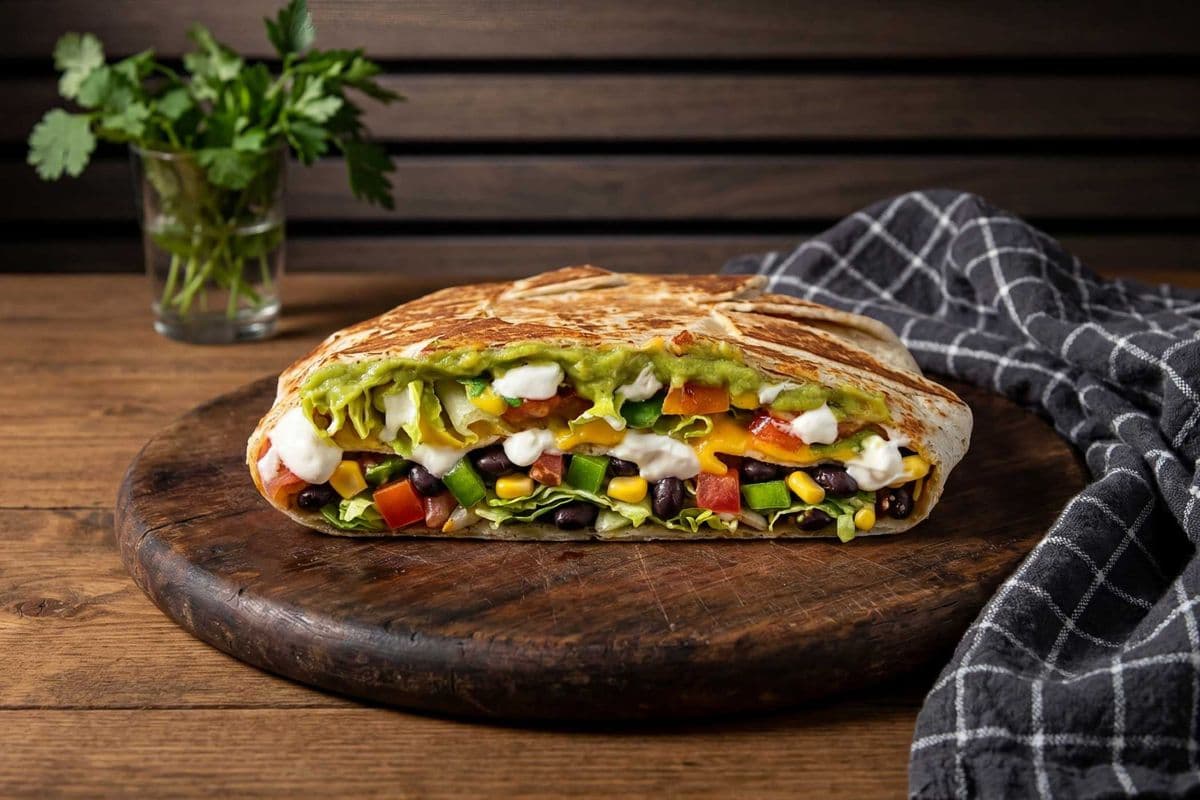 Vegetarian Crunch Wrap