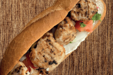 Sandwich baguette au poulet / Chicken Baguette Sandwich
