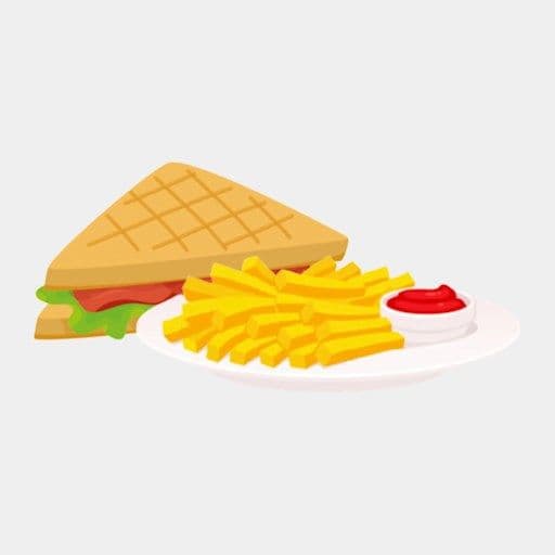 Grilled cheese avec patates