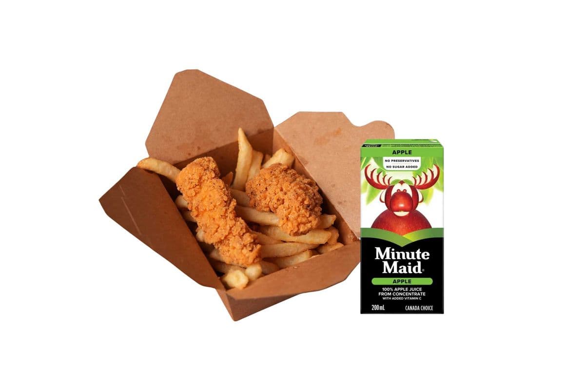 Chicken Strips with Fries & Fruit Juice