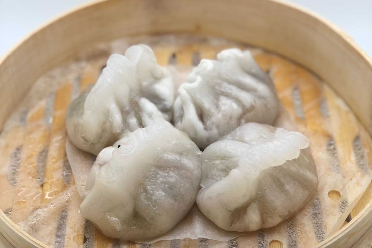 52. Ravioli chinois à la style Chiuchow (4 mcx) / Steamed Chiuchow-Style Dumpling (4 pcs)