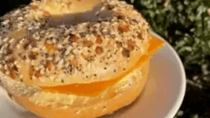 Bagel Bacon Breakfast