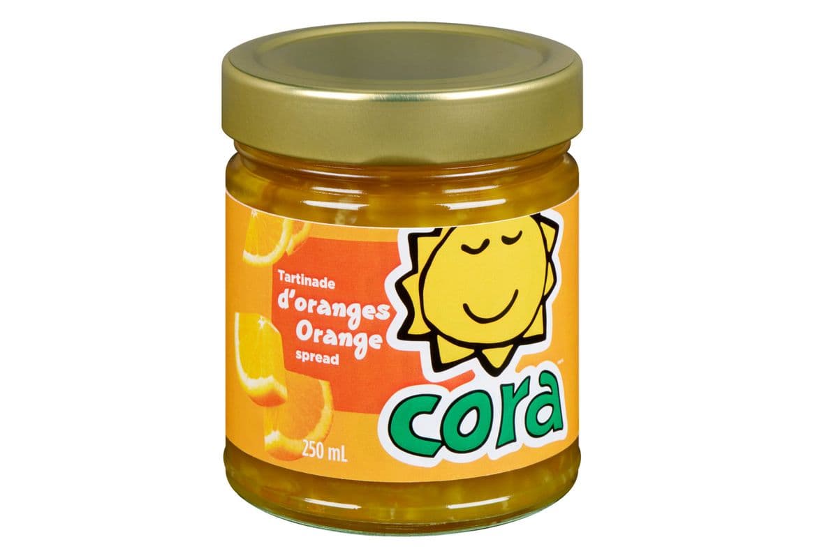 Tartinade à l'orange Cora (250 ml)