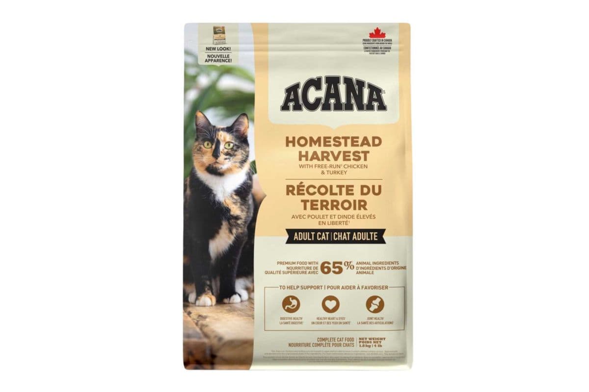 Acana - Homestead Harvest Adult Dry Cat Food (4 lbs)