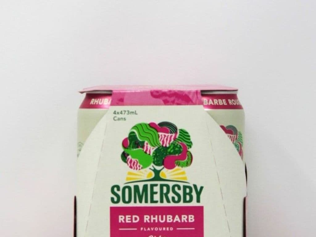 Somersby Red Rhubarb Cider Cans (473 ml x 4 ct)