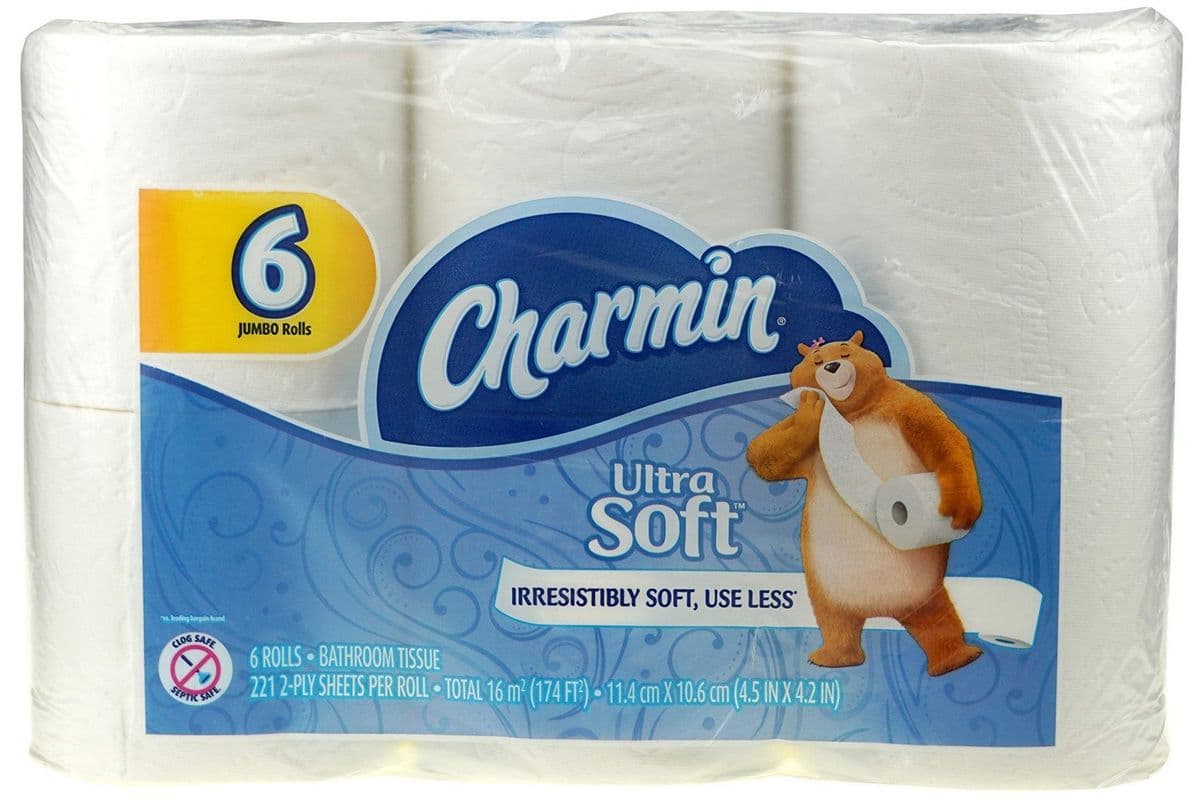Charmin Bathroom Tissue Jumbo Roll (6 ct)