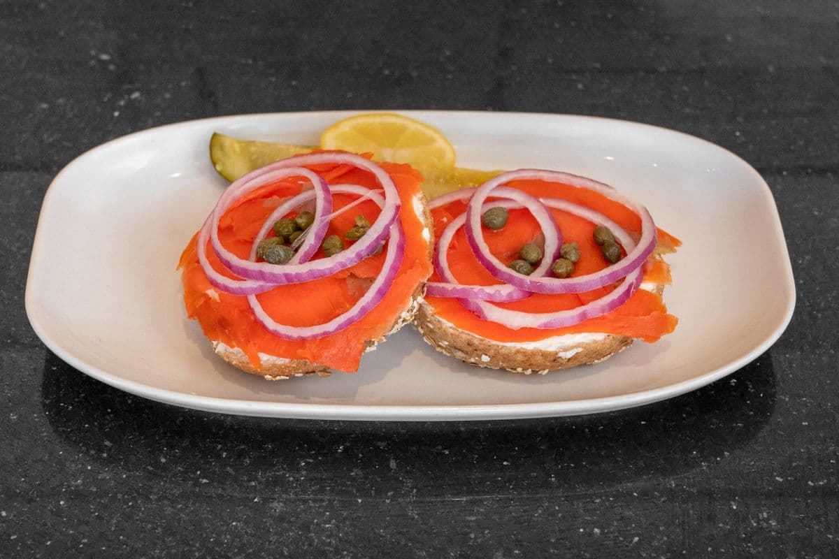 Lox and CC Sandwich