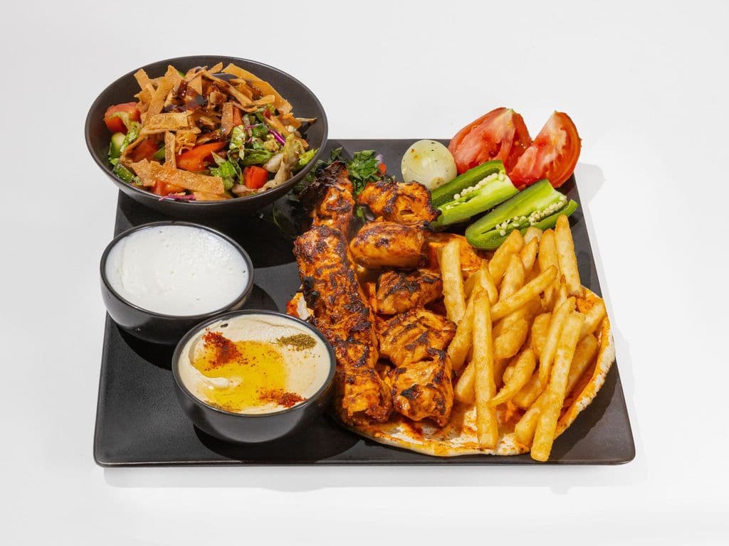 Assiette Poulet BBQ