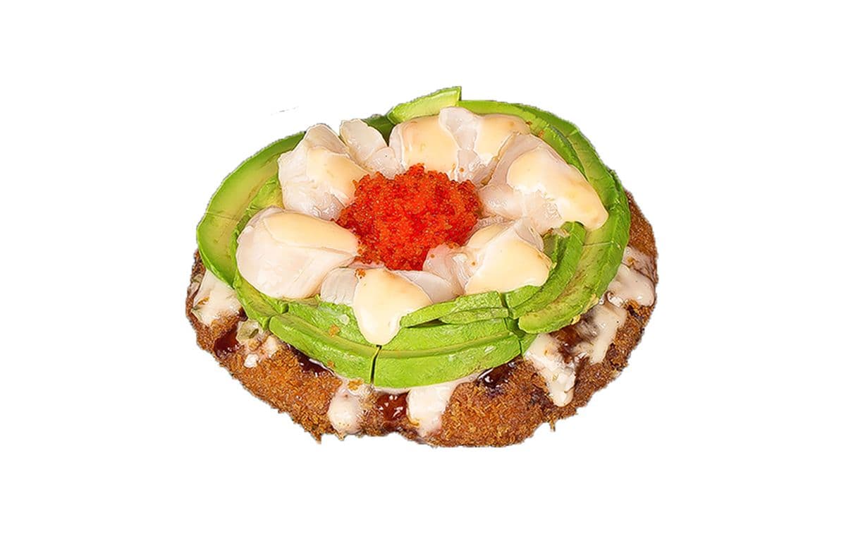Scallop and Avocado Pizza