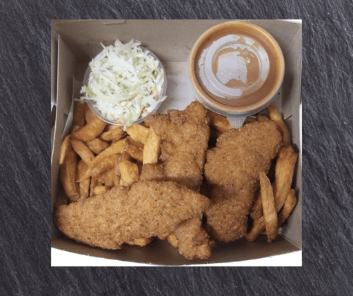 Filets de poulet panés