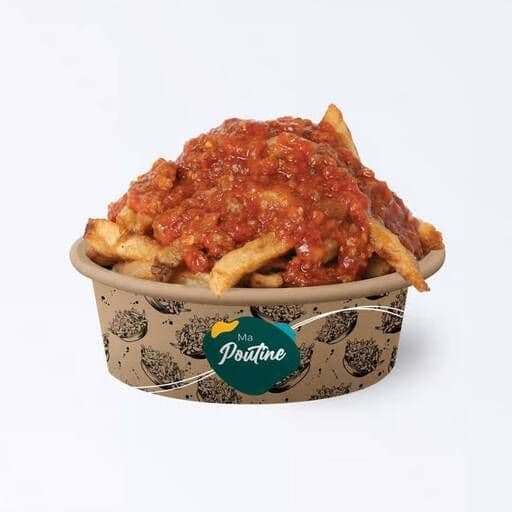 Grandes frites sauce italienne / Large Fries with Italian Sauce