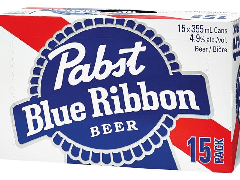 Pabst Blue Ribbon Lager Cans (355 ml x 15 ct)