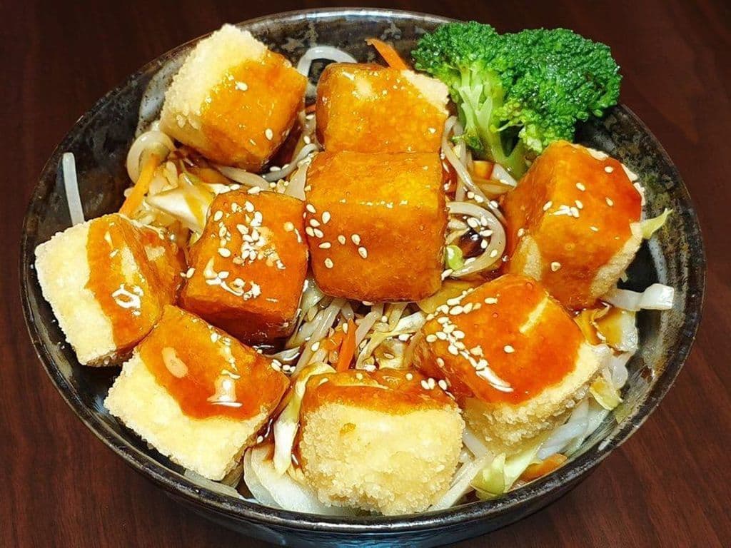 Agedashi Tofu Teriyaki Don