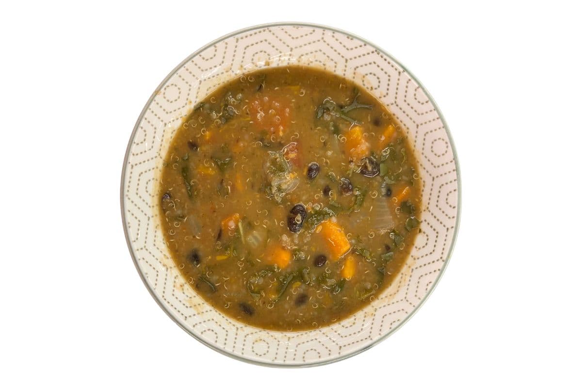 Savoury Quinoa, Kale, and Black Bean Soup (250mL - 375mL - 500mL)