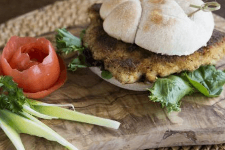 Chicken Breast Schnitzel on a Bun