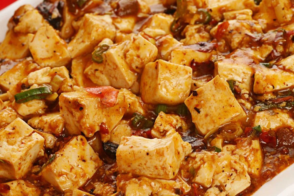 104. Ma Po Tofu with beef (Spicy)