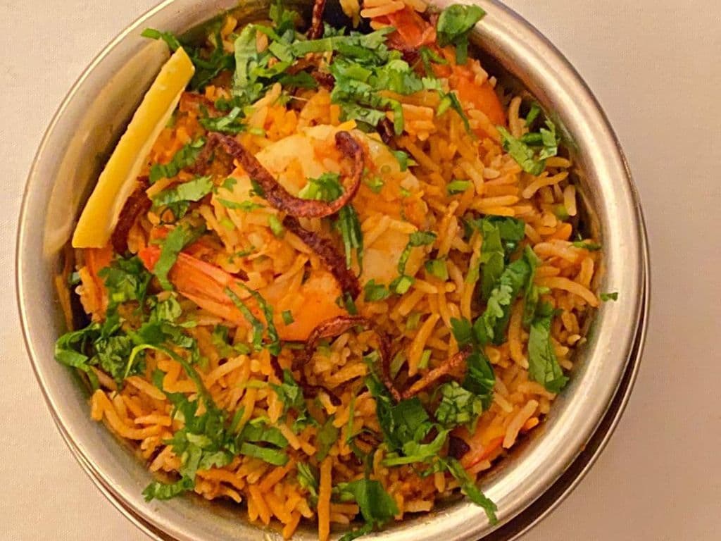 Byriani aux crevettes / Shrimp Byriani