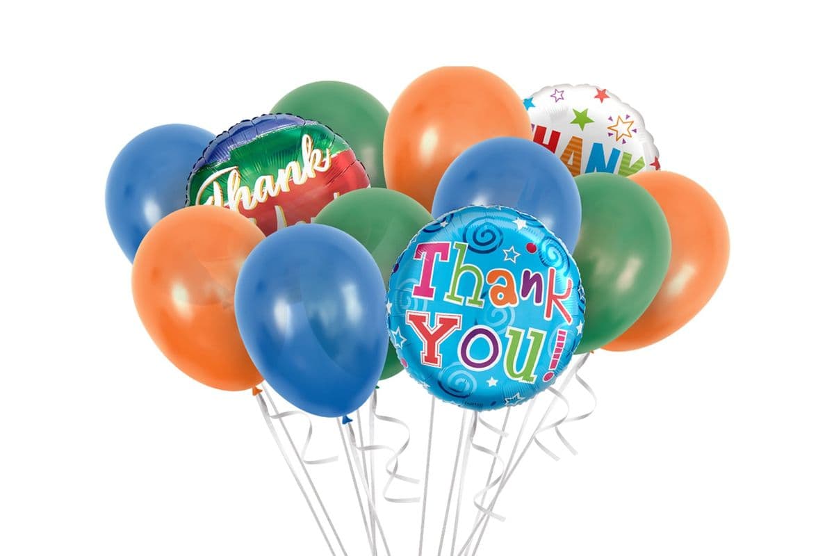 Bouquet de ballons de remerciement / Thank You Balloon Bouquet