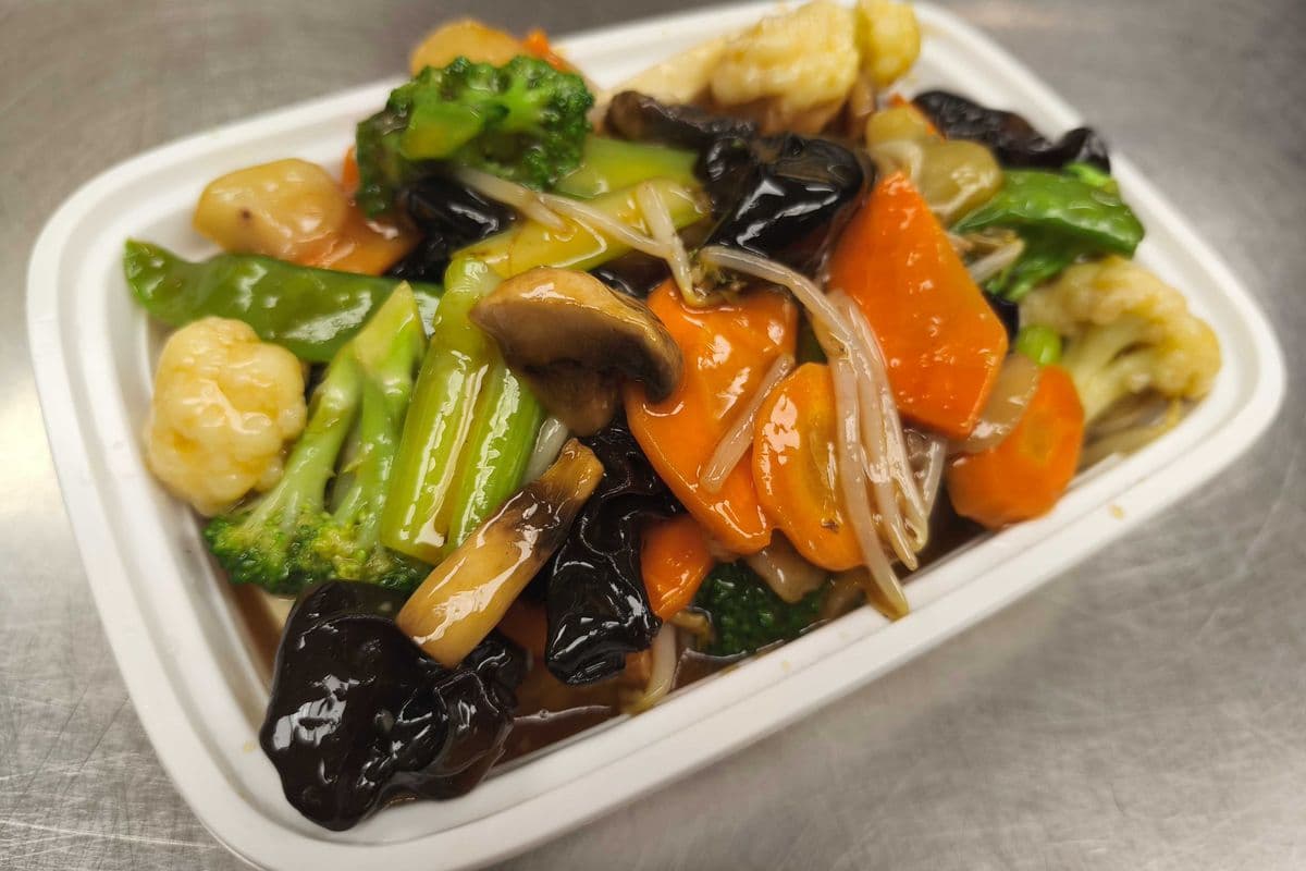 174. Tofu and Assorted Chinese Greens