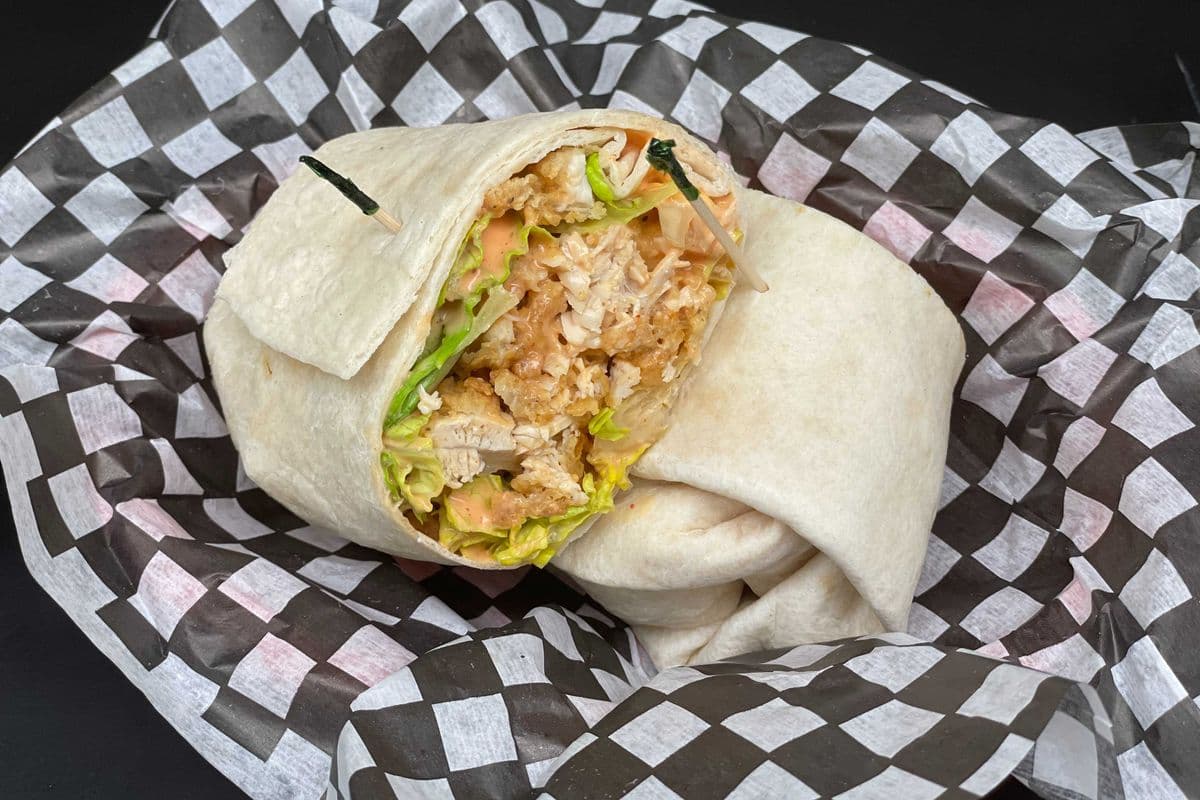 Buffalo chicken wrap
