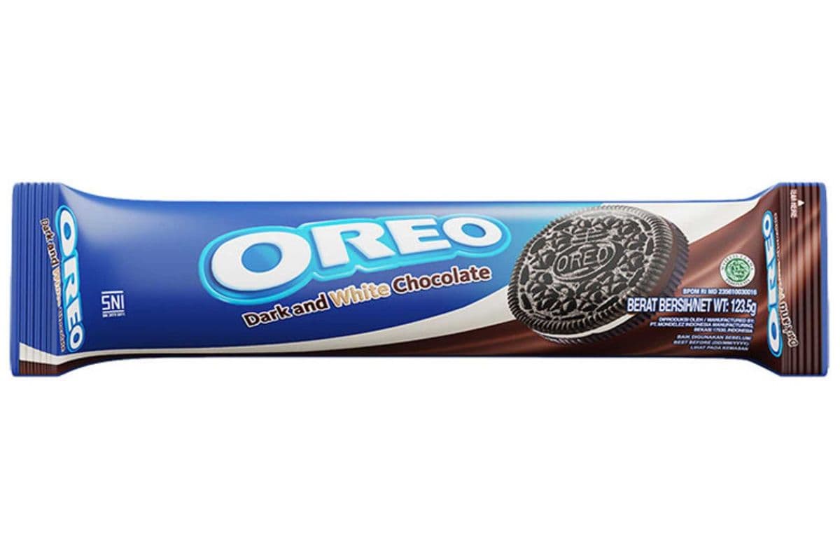 Biscuits Oreo 2 rouleaux Chocolat noir et blanc