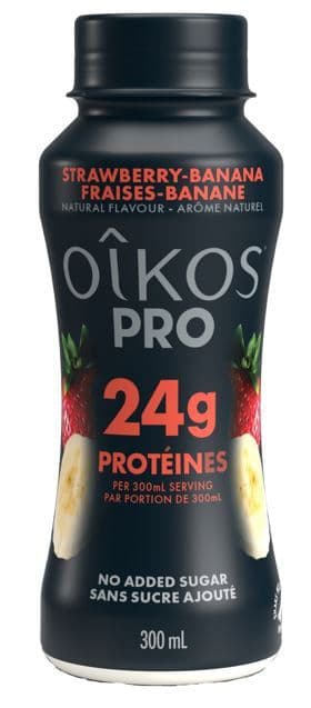 Oikos Pro Drinkable Strawberry Banana 300ml