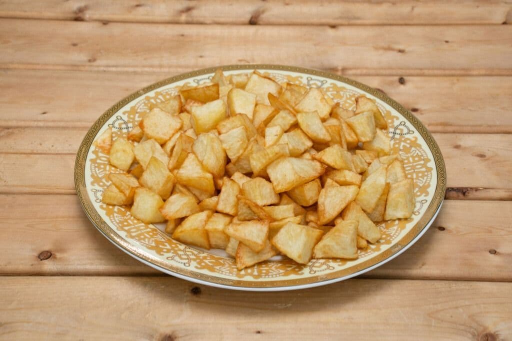 Diced Potato with Garlic Seasoning