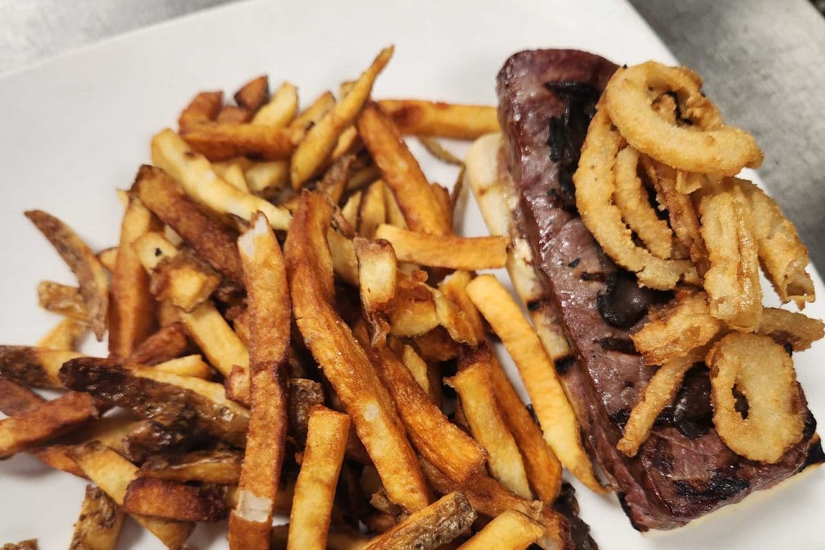 Open Face Steak Sandwich
